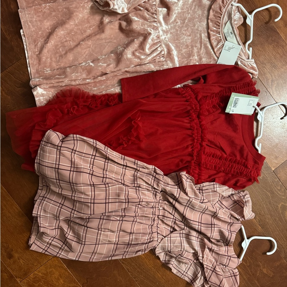 Divided Red and Pink Kids Pajama Set